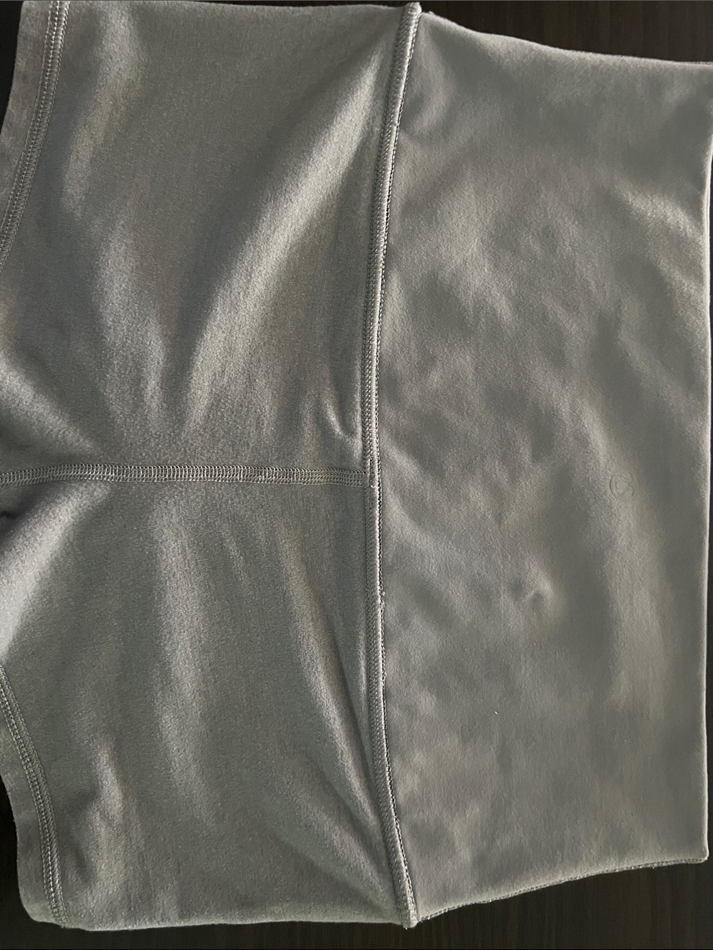 lululemon athletica Light Gray High-Rise Bike Shorts - Picture 2 of 2